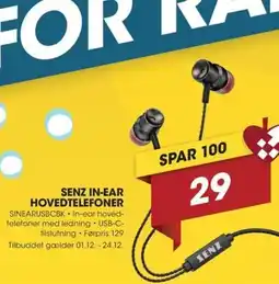 Punkt1 Senz in-ear hovedtelefoner tilbud