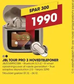 Punkt1 Jbl tour pro 3 hovedtelefoner tilbud