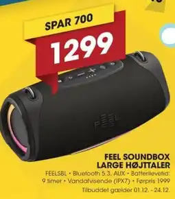 Punkt1 Feel soundbox large højttaler tilbud
