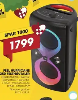 Punkt1 Feel hurricane 250 festhøjtaler tilbud