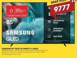 Punkt1 Samsung 85" qled 4k smart tv (2025) tilbud