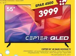 Punkt1 Cepter 55" 4k qled google tv tilbud