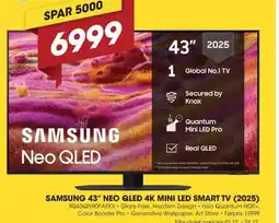 Punkt1 Samsung 43″ neo qled 4k mini led smart tv (2025) tilbud