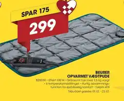 Punkt1 Beurer opvarmet vægtpude tilbud