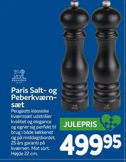 Din Isenkræmmer Paris Salt- og Peberkværnsæt tilbud
