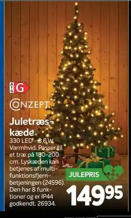 Din Isenkræmmer Juletræskæde tilbud