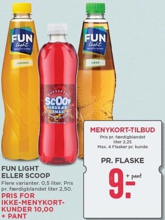 MENY Fun Light Eller Scoop tilbud