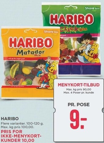 MENY Haribo tilbud
