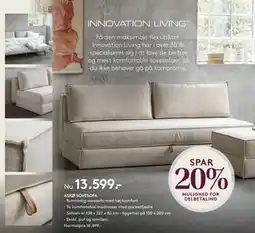 SENG ASKØ SOVESOFA tilbud