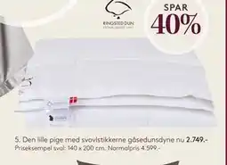 SENG Den lille pige med svovlstikkerne gåsedunsdyne tilbud