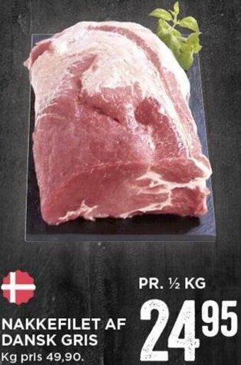 MENY Nakkefilet Af Dansk Gris tilbud