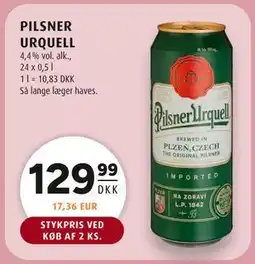 Scandinavian Park PILSNER URQUELL tilbud