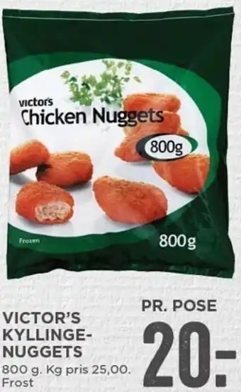 Victor's Kyllinge-Nuggets 800g