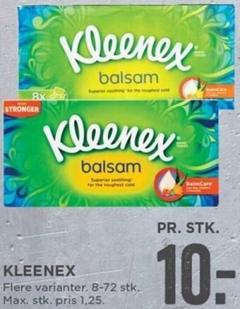 MENY Kleenex tilbud