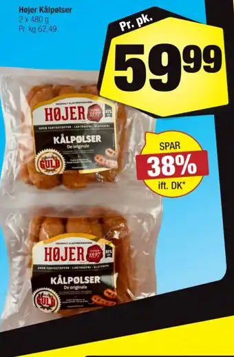 Calle Højer Kålpølser tilbud