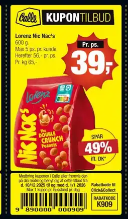 Calle Lorenz Nic Nac's tilbud