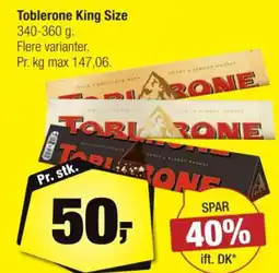 Calle Toblerone King Size tilbud