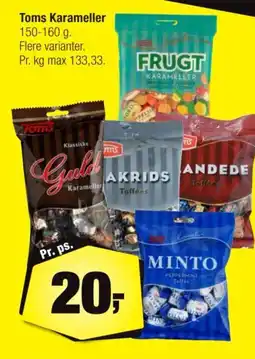 Calle Toms Karameller tilbud