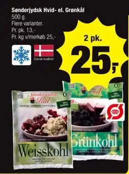 Calle Sønderjydsk Hvid- el. Grønkål tilbud