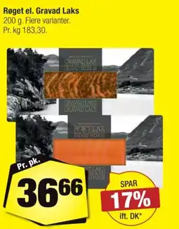 Calle Røget el. Gravad Laks tilbud