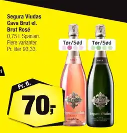 Calle Segura Viudas Cava Brut el. Brut Rosé tilbud