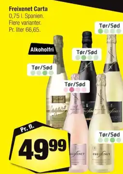 Calle Freixenet Carta tilbud