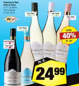 Calle Silverboom Rød, Hvid el. Rosé tilbud
