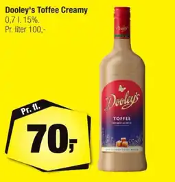 Calle Dooley's Toffee Creamy tilbud