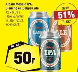 Calle Albani Mosaic IPA, Blanche el. Belgisk Ale tilbud
