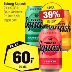 Calle Tuborg Squash tilbud