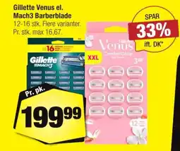 Calle Gillette Venus el. Mach3 Barberblade tilbud