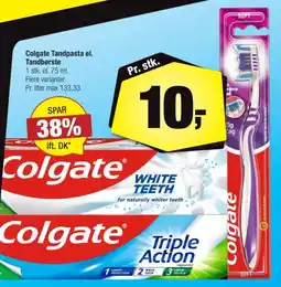 Calle Colgate Tandpasta el. Tandbørste tilbud