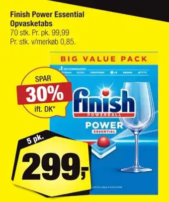 Calle Finish Power Essential Opvasketabs tilbud