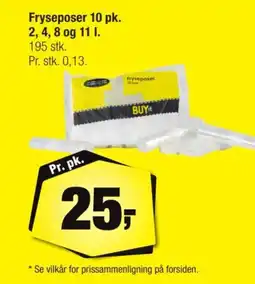 Calle Fryseposer 10 pk. tilbud