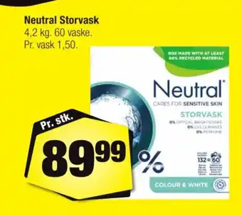 Calle Neutral Storvask tilbud