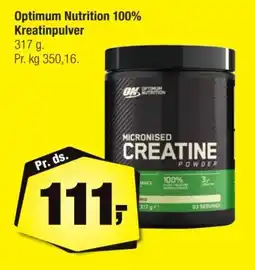 Calle Optimum Nutrition 100% Kreatinpulver tilbud