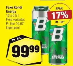 Calle Faxe Kondi Energy tilbud