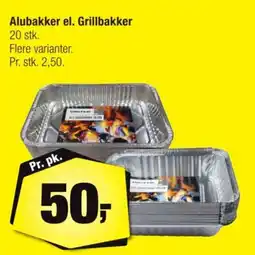 Calle Alubakker el. Grillbakker tilbud