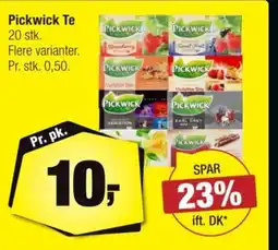 Calle Pickwick Te tilbud