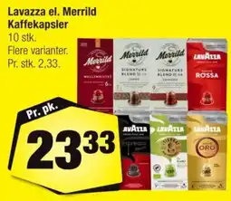 Calle Lavazza el. Merrild Kaffekapsler tilbud