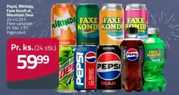 Fleggaard Pepsi, Mirinda, Faxe Kondi el. Mountain Dew tilbud