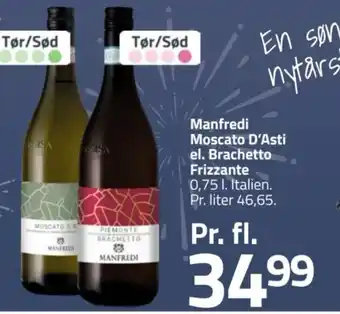 Manfredi Moscato D'Asti el. Brachetto Frizzante