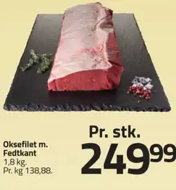 Fleggaard Oksefilet m. Fedtkant tilbud