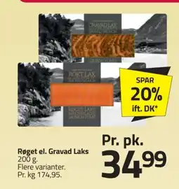 Fleggaard Røget el. Gravad Laks tilbud