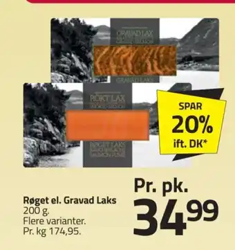 Fleggaard Røget el. Gravad Laks tilbud