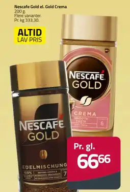 Fleggaard Nescafe Gold el. Gold Crema tilbud