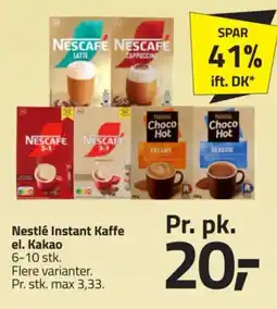 Fleggaard Nestlé Instant Kaffe el. Kakao tilbud