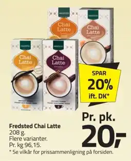 Fleggaard Fredsted Chai Latte tilbud