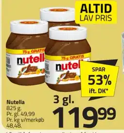 Fleggaard Nutella tilbud