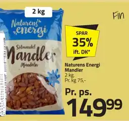 Fleggaard Naturens Energi Mandler tilbud